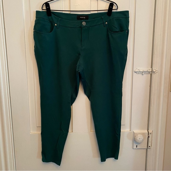 ✨torrid green pants✨ - Picture 1 of 4